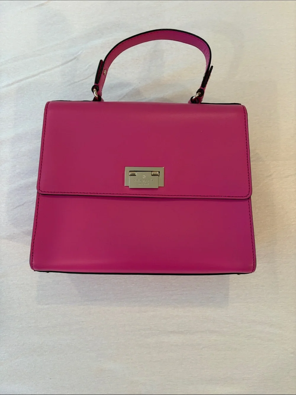kate spade Fuchsia Top-Handle Satchel with Gold-Tone Hardware